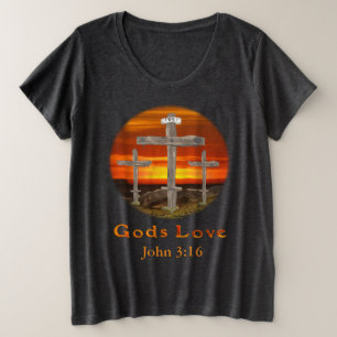 Gods Love Grote Maat T-shirt