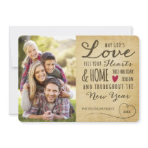 God's Love Holiday Fotokaart