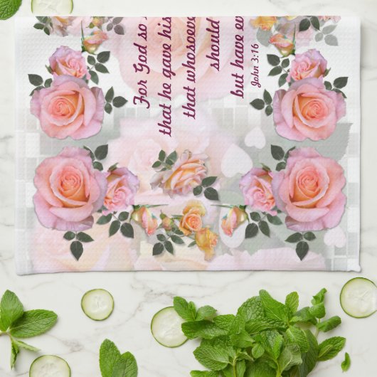 God's Love ~ Kitchen Towel Theedoek (Gevouwen)