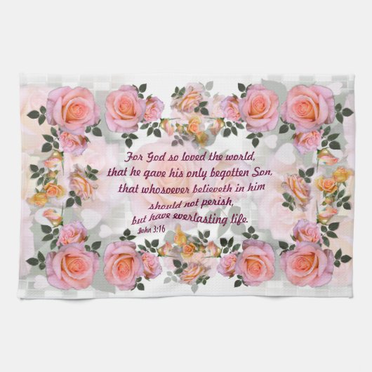 God's Love ~ Kitchen Towel Theedoek (Horizontaal)