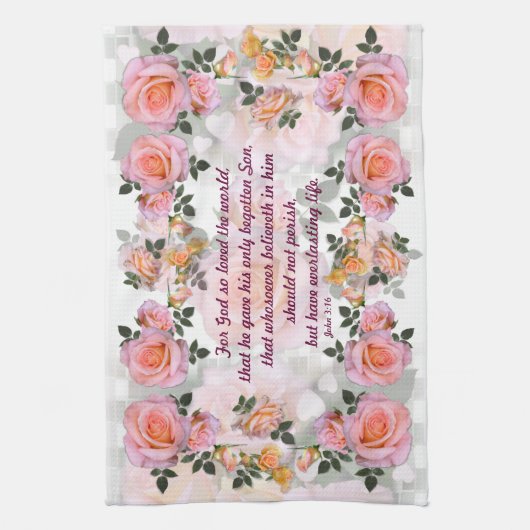 God's Love ~ Kitchen Towel Theedoek (Verticaal)