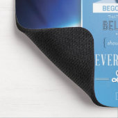 God's Love Mousepad - John 3:16 Bible Verse Muismat (Hoek)