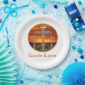 Gods Love Papieren Bordje (Feest)