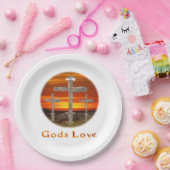 Gods Love Papieren Bordje (Feest)