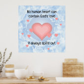 God's Love Poster (Keuken)