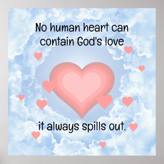 God's Love Poster (Voorkant)