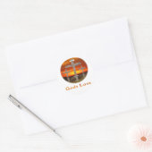 Gods Love Ronde Sticker (Envelop)