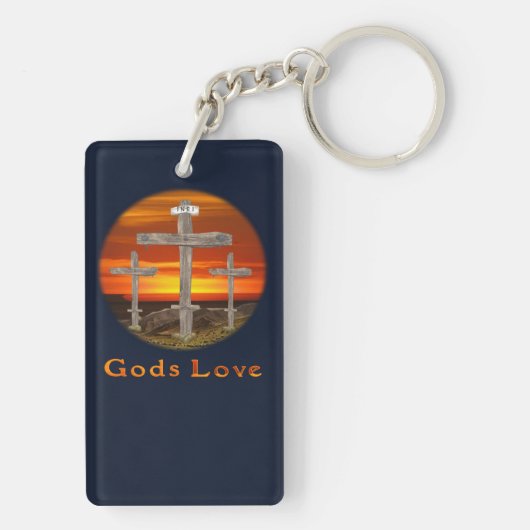 Gods Love Sleutelhanger (achterkant)