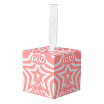 God's Love Star Pastel Roze- Serene Geloof Aandenk