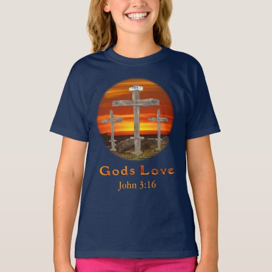 Gods Love T-shirt (Voorkant)