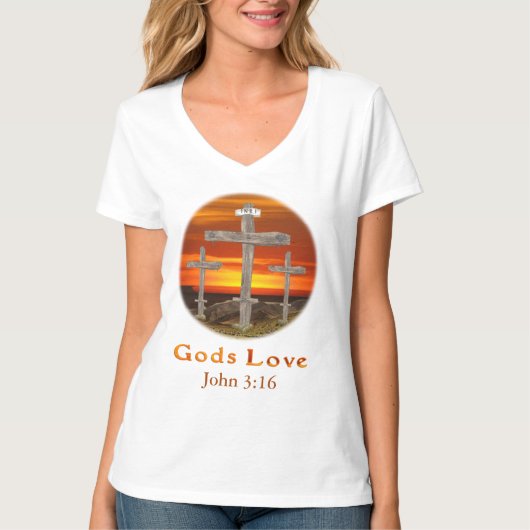 Gods Love T-shirt (Voorkant)