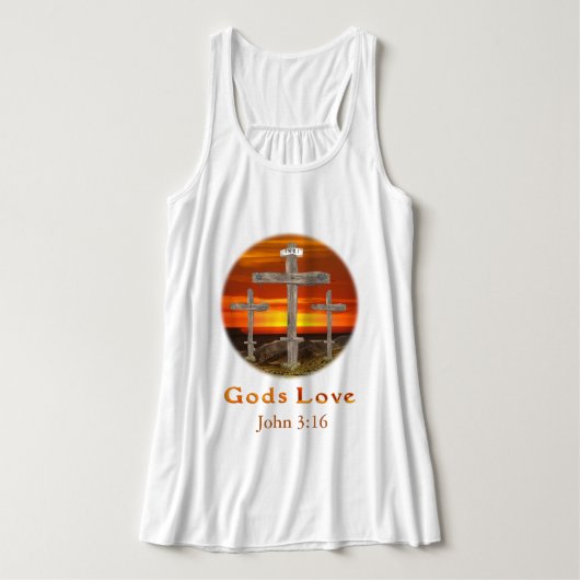Gods Love Tanktop (Design voorkant)