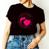 God's Love werkt nooit met de droog bijbel Verse J T-shirt