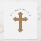 Gods Love Wijn Etiket (Enkel label)