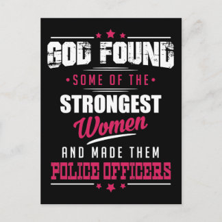 Gods made Police Officers Hilarious Profession Dsg Briefkaart