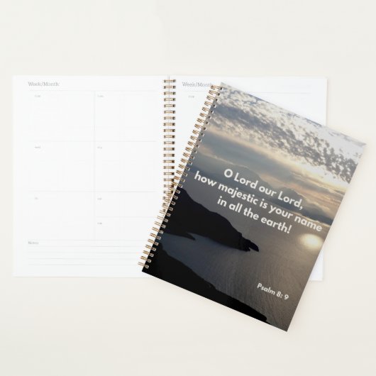 Gods Majestic Name Bible Verse Planner (Display)