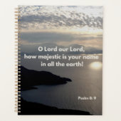 Gods Majestic Name Bible Verse Planner (Voorkant)