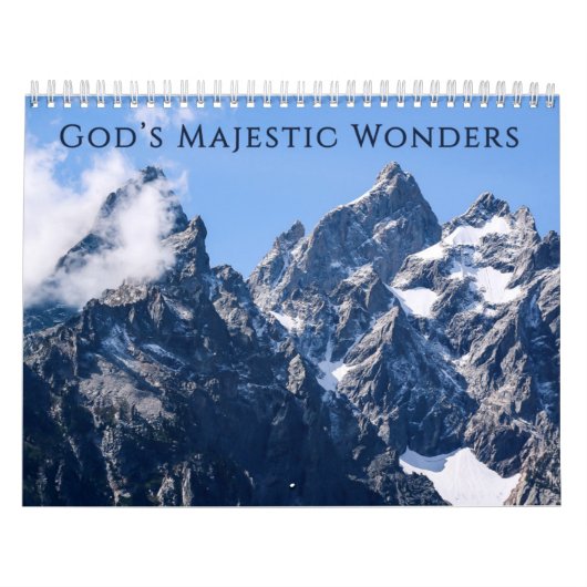 Gods majestueuze wonderen 2025 kalender (Hoes)
