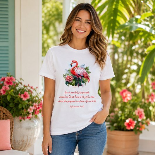 Gods Meesterwerk Flamingo T-shirt