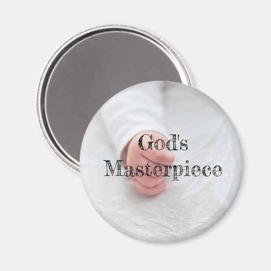 Gods meesterwerk Pro-Life Magnet (Voorkant / Achterkant)