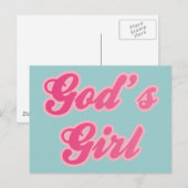Gods meisje briefkaart (Voorkant / Achterkant)