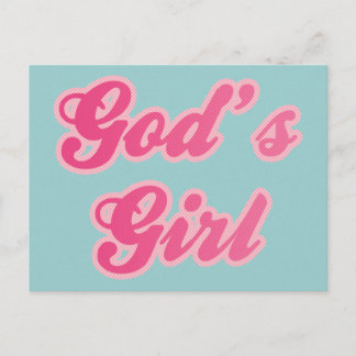 Gods meisje briefkaart