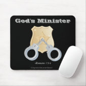 Gods minister van Wetshandhaving Muismat (Met muis)