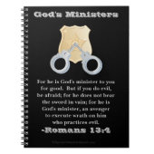 Gods ministers rechercheur Badge Notitieboek (Voorkant)