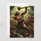 God's & Monsters - Hercules Briefkaart (Voorkant / Achterkant)