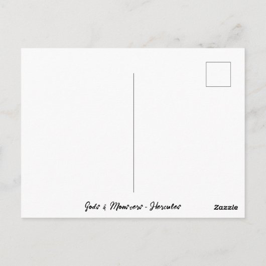 God's & Monsters - Hercules Briefkaart (Achterkant)