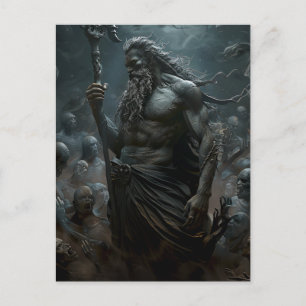 God's & Monsters - Poseidon Briefkaart