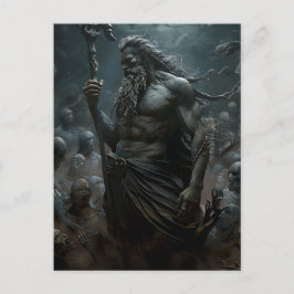 God's & Monsters - Poseidon Briefkaart