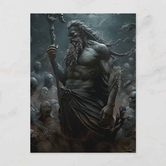 God's & Monsters - Poseidon Briefkaart (Voorkant)