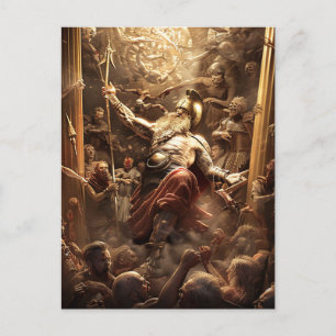 God's & Monsters - Zeus Briefkaart