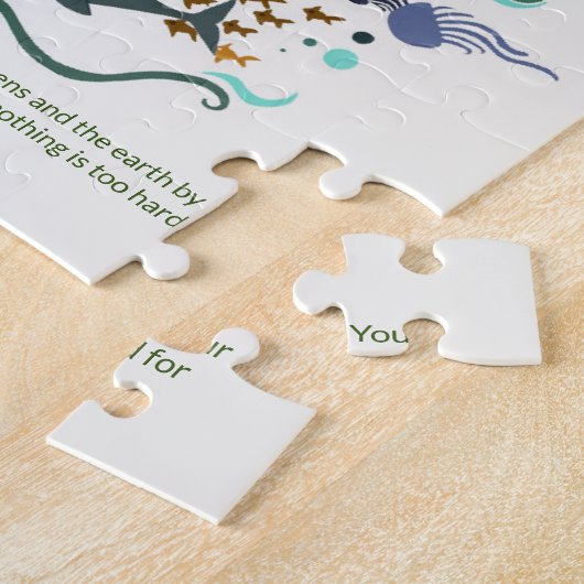 Gods mooie schepping Kinderpuzzel Legpuzzel (Zijkant)