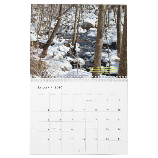 Gods mooie wereld #1 kalender (Jan 2026)