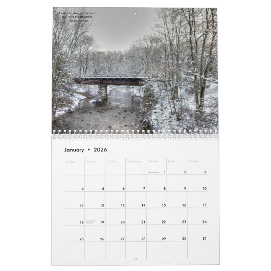 Gods mooie wereld #2 kalender (Jan 2026)