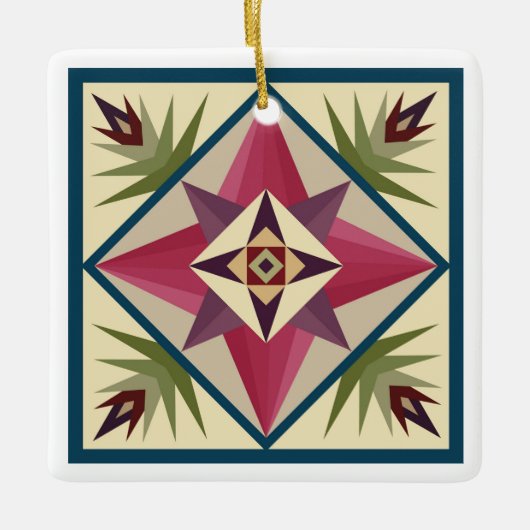 God's Oogbarn Quilt Ornament (Voorkant)