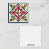 God's Oogbarnsteenvlies Notecard Notitiekaartje (Voorkant / Achterkant)