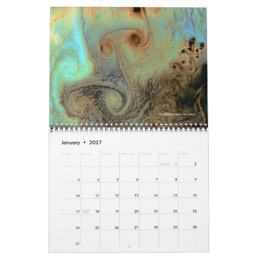 Gods Paint Brush 2015 Calendar Kalender (Jan 2027)