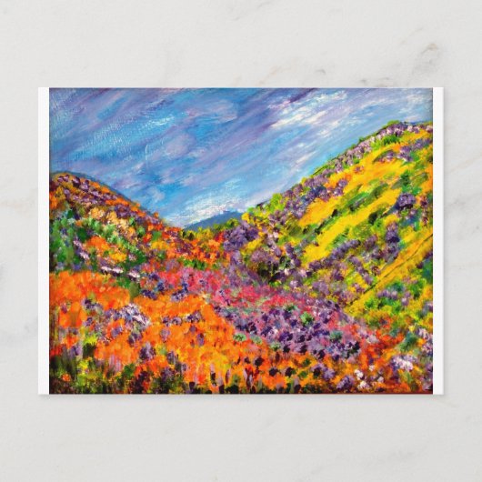 Gods Paintbox Briefkaart (Voorkant)