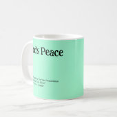 God's Peace Mok (Voorkant links)