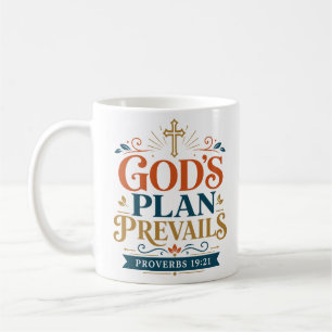God's Plan Gebruikt Bijbelse Waarheid Quote Koffiemok