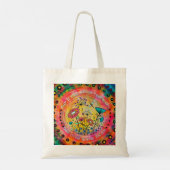 Gods Plan Geloof Inspirerend Bloemen Tote Bag (Achterkant)
