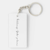 Gods Plan Inspirerend Kunst God Kunst Evangelie Ge Sleutelhanger (achterkant)