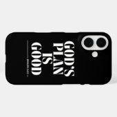 Gods plan is goed (Romeinen 8:28) Case-Mate iPhone Case (Achterkant (horizontaal))
