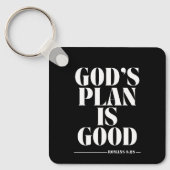 Gods plan is goed (Romeinen 8:28) Sleutelhanger (Voorkant)