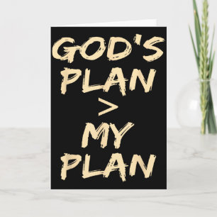 Gods Plan > Mijn Plan Funny Christenen  Kaart