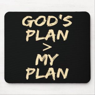 Gods Plan > Mijn Plan Funny Christians Muismat