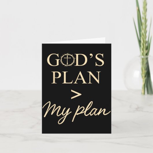 Gods Plan > Mijn Plan Kaart (Voorkant)